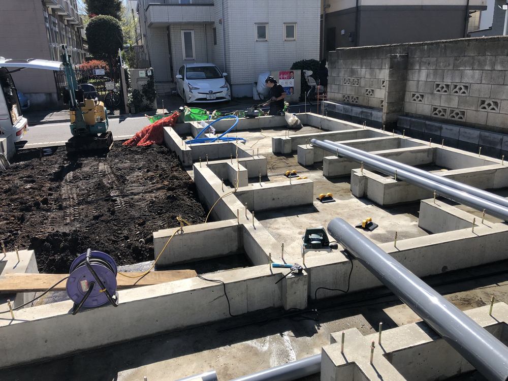 西荻窪の長屋の監理