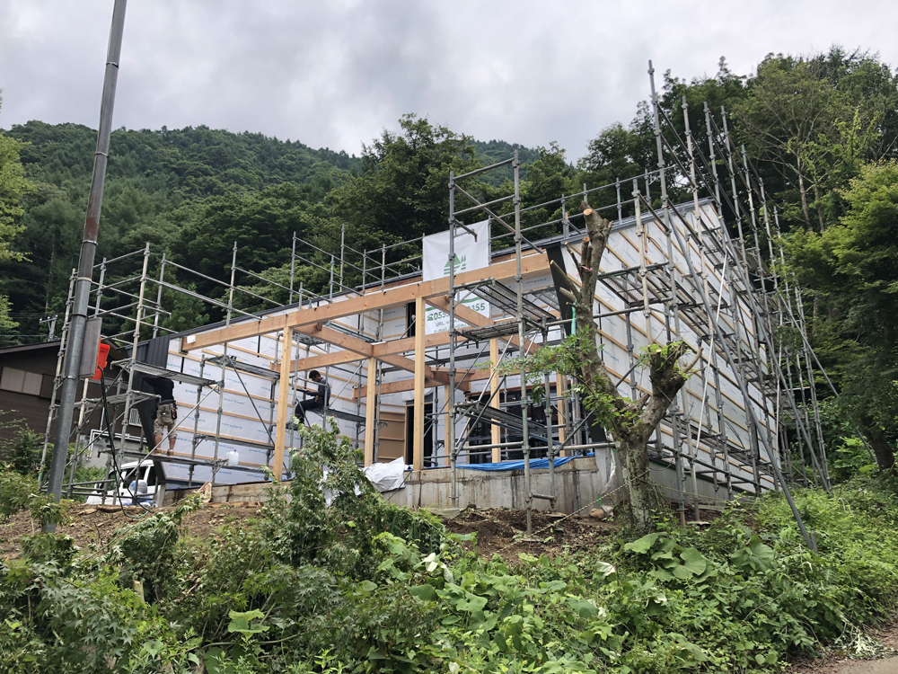 河口湖の現場監理