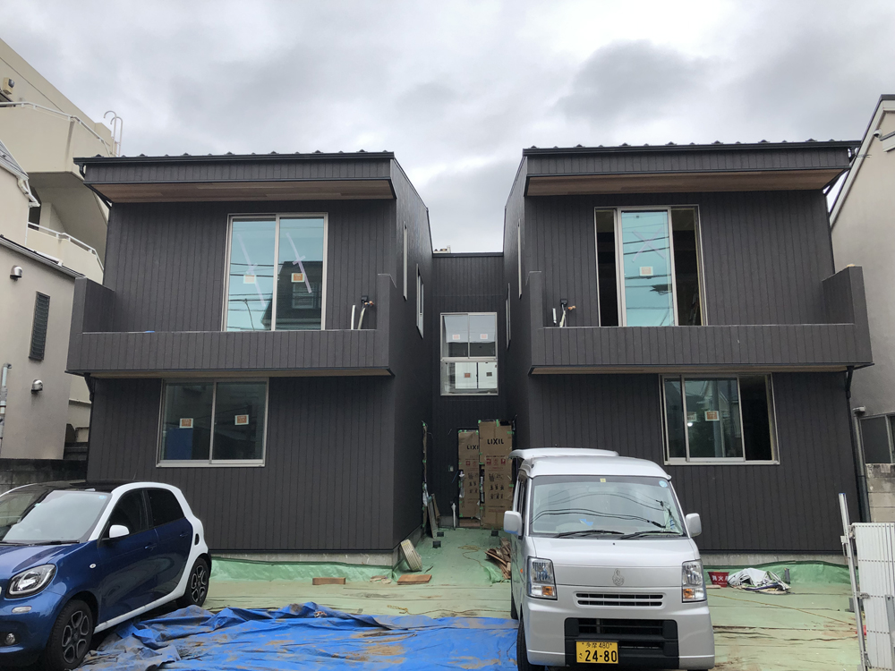 西落合の長屋